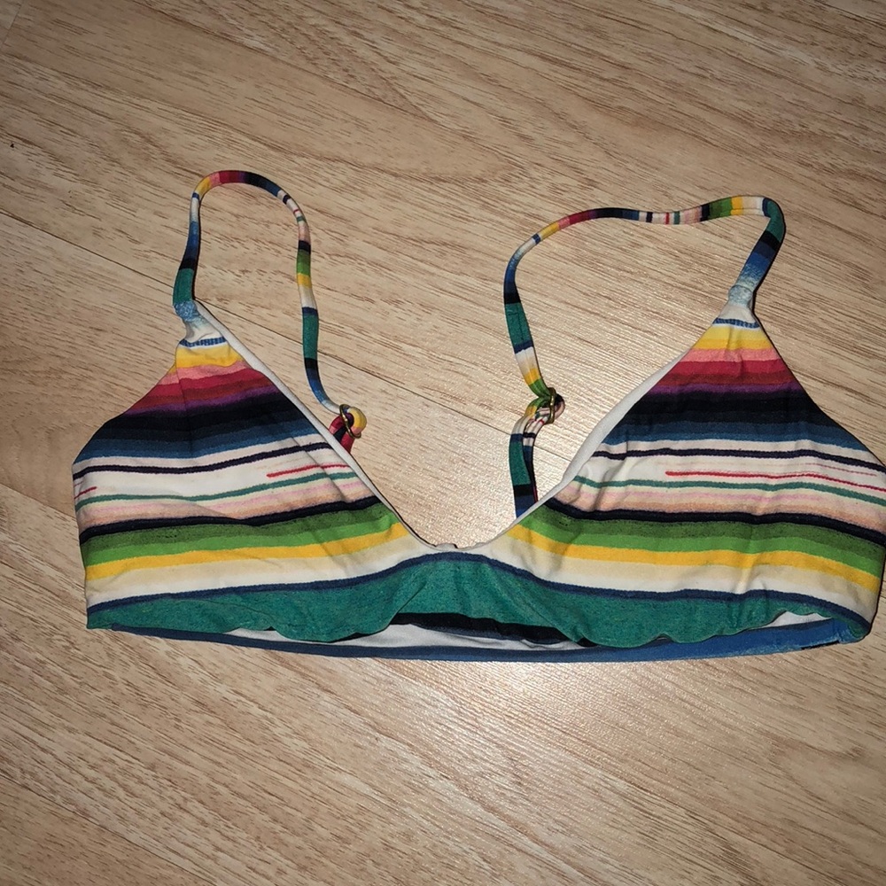 Rainbow bathing suite top from Ripcurl